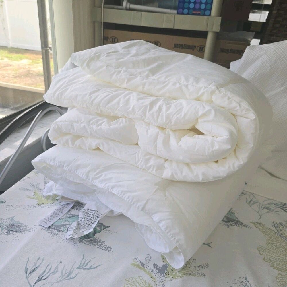 Pottery Barn PB Teen Duvet Insert Filler Full/Queen White EUC 88x90"